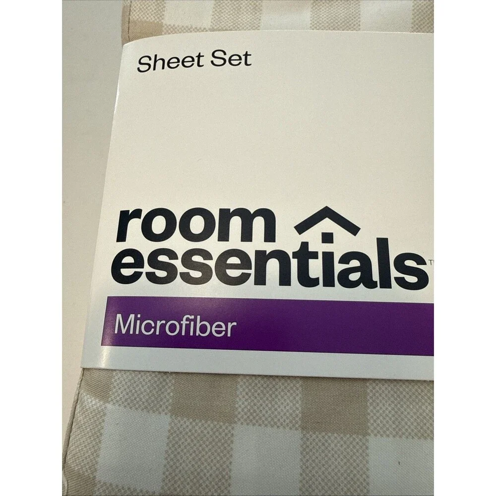 Room Essentials Microfiber Twin/XL Twin Sheet Set 3-piece Wrinkle Resistant